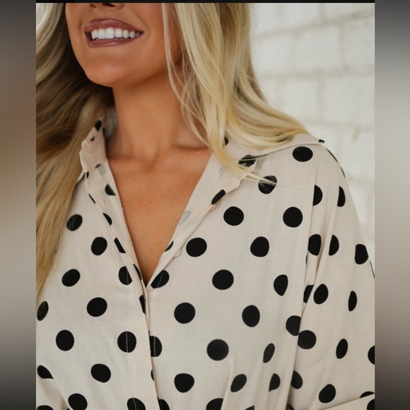 These three boutique polka dot romper - Picture 4 of 7